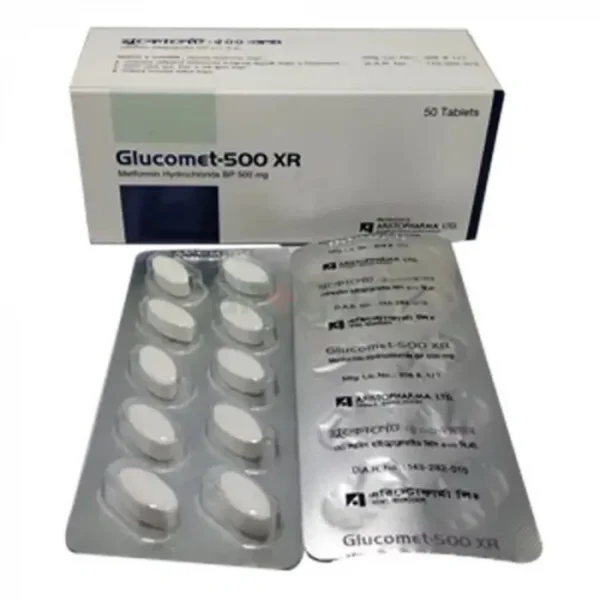 Glucomet 500 XR 10pcs