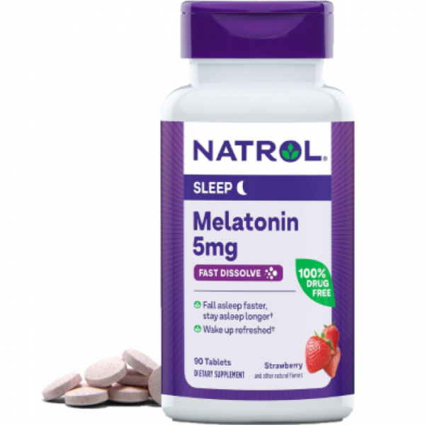 Natrol Melatonin 5mg, 90 Tablets | USA