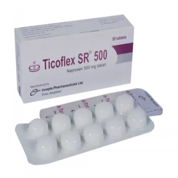 Ticoflex SR 500mg Tablet 1 Strip