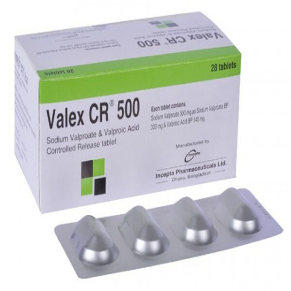 Valex CR 500mg 10pcs