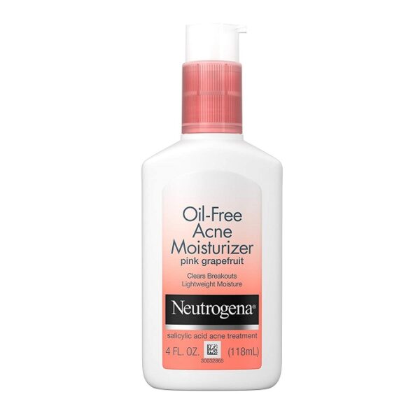 Neutrogena Pink Grapefruit Oil-Free Facial Acne Moisturizer With Salicylic Acid, 118ml