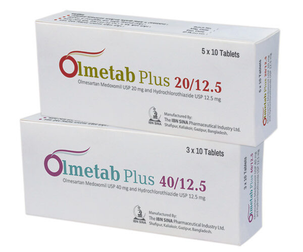 Olmetab Plus 20mg/12.5mg Tablet