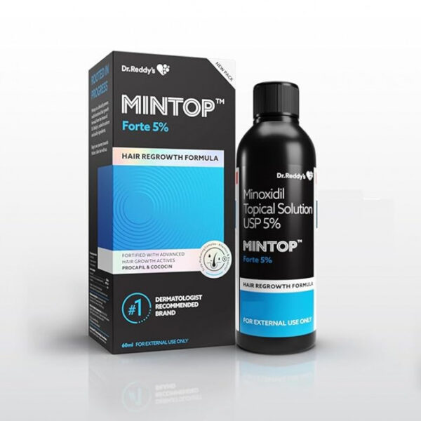 Mintop Forte 5% Minoxidil Solution 60ml