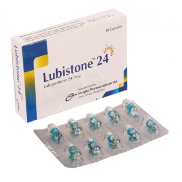 Lubistone 24mcg Soft Gelatin Capsule 1 Strip