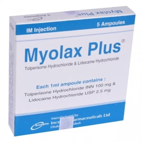 Myolax Plus (100mg+2.5mg/ml) Injection