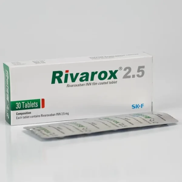 Rivarox 2.5mg Tablet 1 Strip