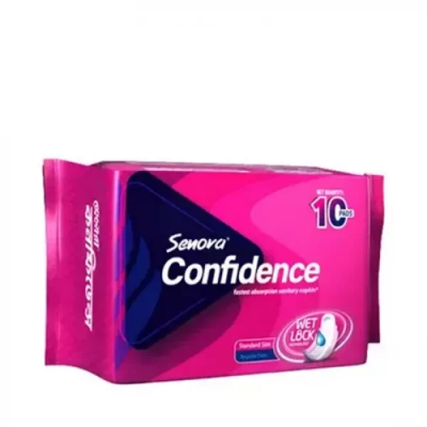 Senora Confidence Regular Flow (Panty System) Sanitary Napkin 10pcs