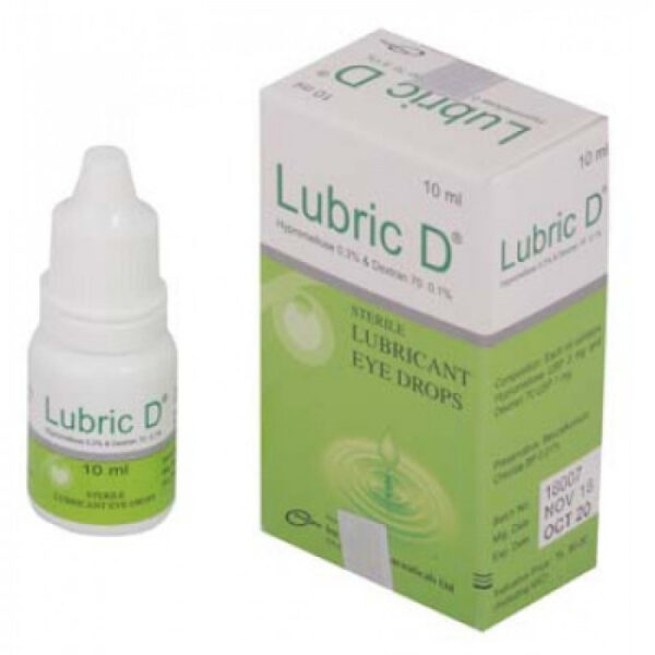 Lubric D Eye Drop 10ml