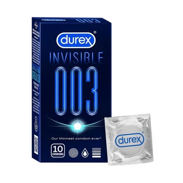 Durex Invisible 003 Thinnest Condom 10's