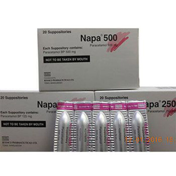 Napa Suppository 500mg