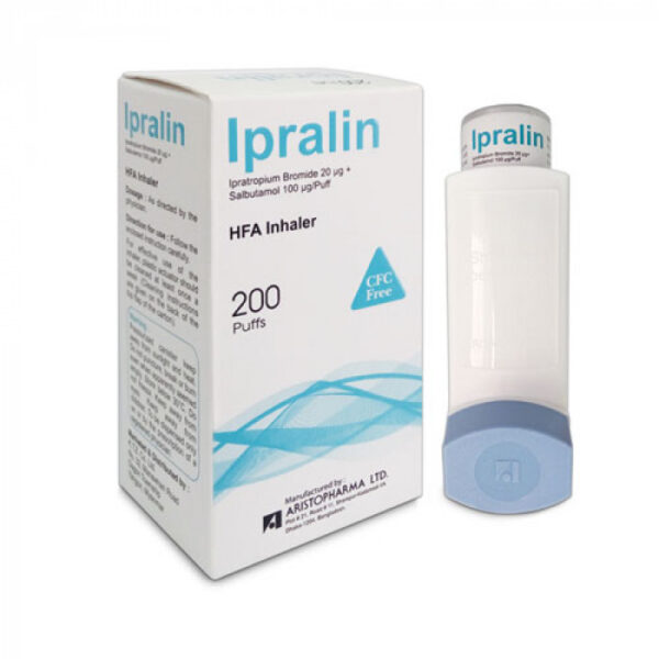 Ipralin HFA Inhaler 20mcg+100mcg/200puff