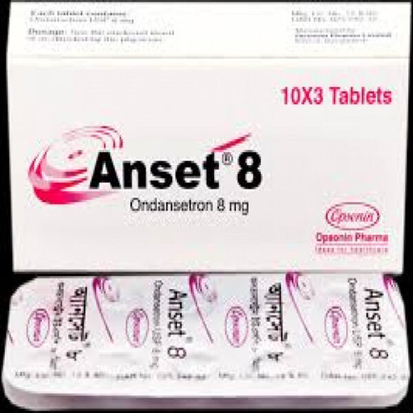 Anset 8mg Tablet 14pcs