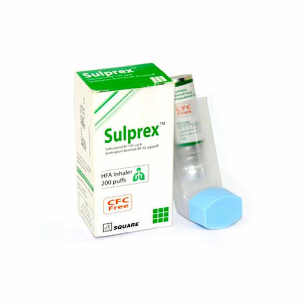 Sulprex HFA Inhaler 100mcg+20mcg/puff