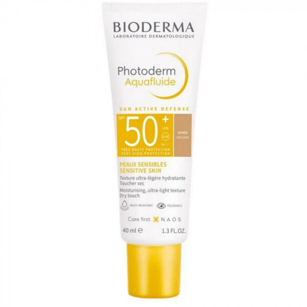 Bioderma Photoderm Aquafluide SPF 50+ For Sensitive Skin 40ml - Doree Golden