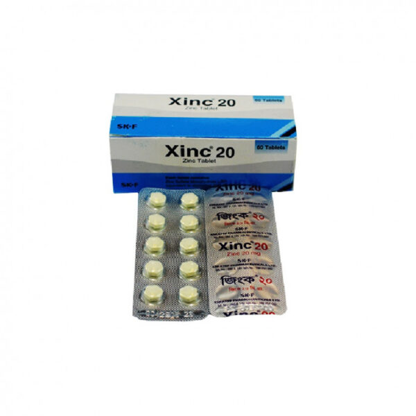 Xinc 20mg Tablet 10pcs