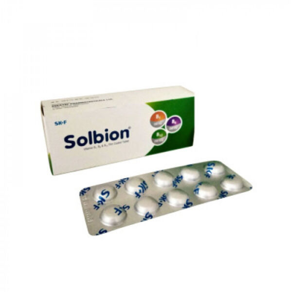 Solbion Vitamin B1+B6+ B12 Tablet 1 Strip