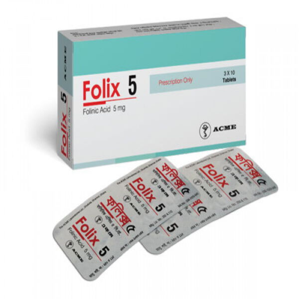 Folix 5mg Tablet 1 Strip