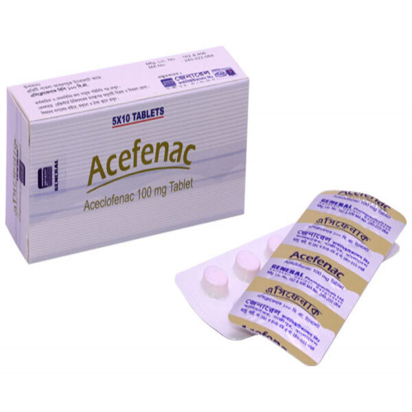 Acefenac 100mg Tablet 1 Strip