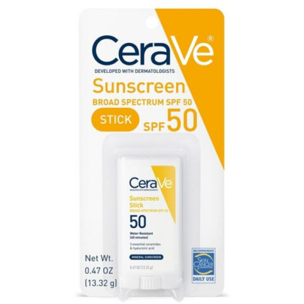 CeraVe Invisible Zinc Sunscreen Broad Spectrum SPF 50 Stick | 13.32g