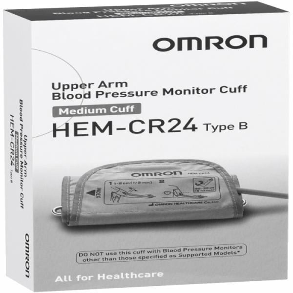 Omron Upper Arm Blood Pressure Monitor, Medium Cuff, HEM-CR24, Type B