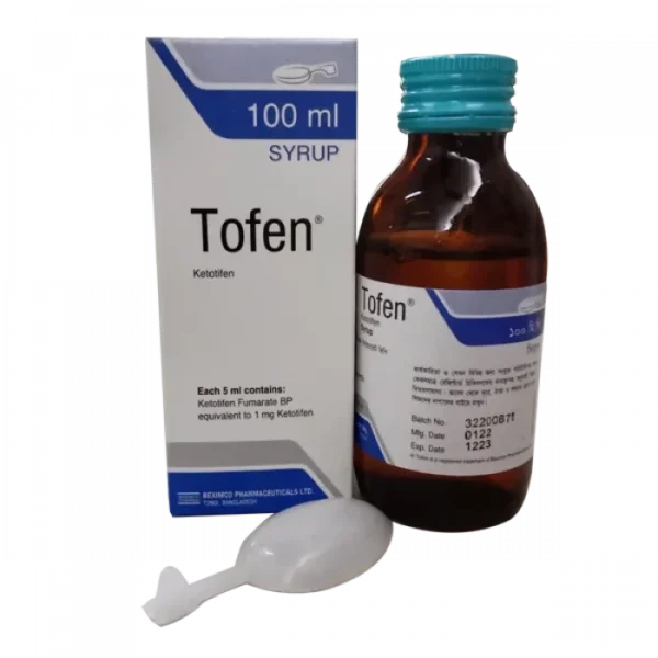 Tofen Syrup 100ml Bottle