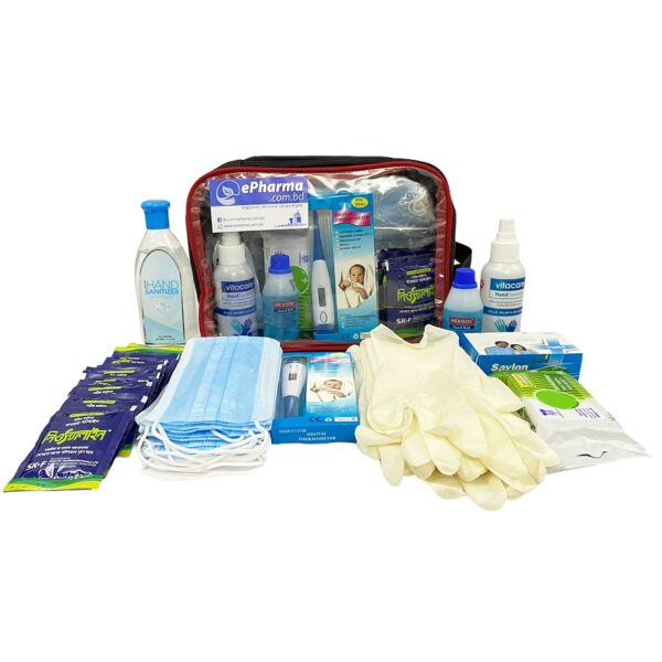 ePharma Home Hygiene Pack (৯ টি অতি প্রয়োজনীয় আইটেম সমৃদ্ধ, হাইজিন প্যাক)