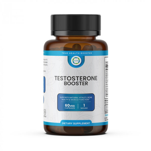TrueMed Testosterone Booster - Men's Performance Builder, 60 Capsules | USA