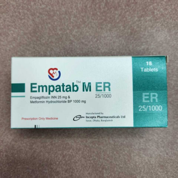 Empatab M ER 25/1000mg Tablet 1 Strip
