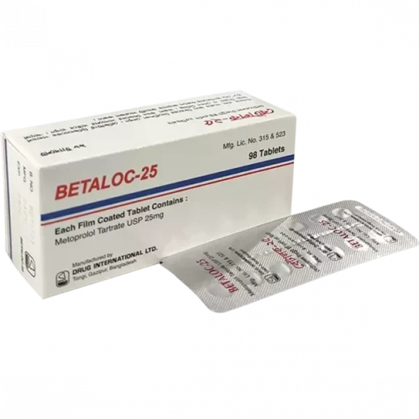Betaloc 25mg Tablet 14pcs