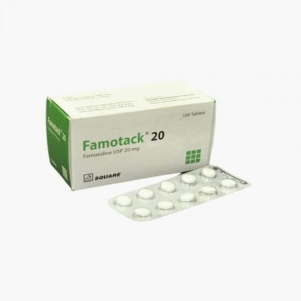 Famotack 20mg Tablet