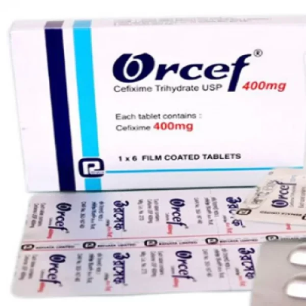 Orcef 400mg Capsule 6pcs