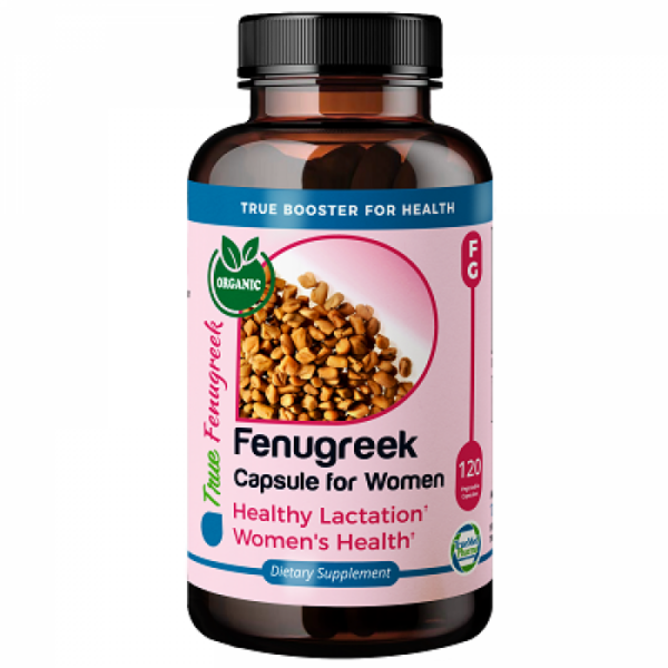 Truemed Fenugreek for Women 1220mg, 120 Capsules, USA