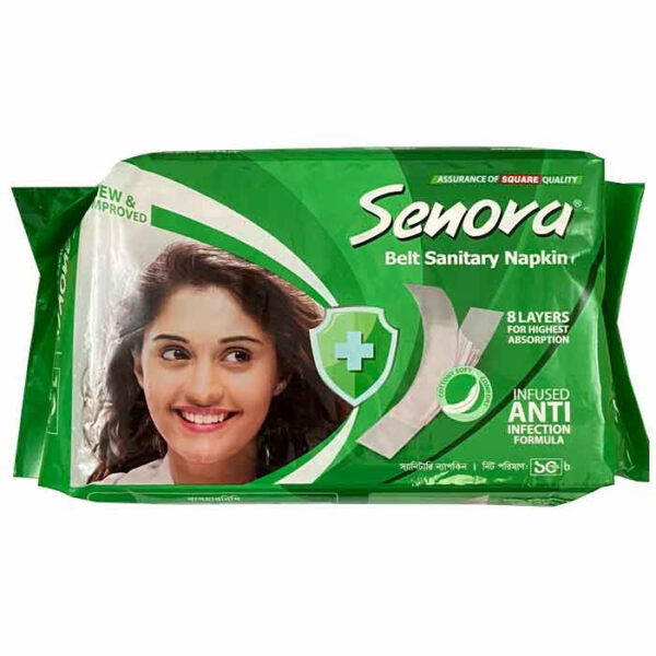 Senora Sanitary Napkin (Belt System) 10 Pads