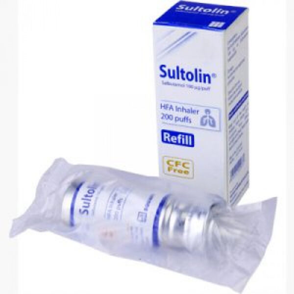 Sultolin HFA Inhaler Refill 100mcg/puff