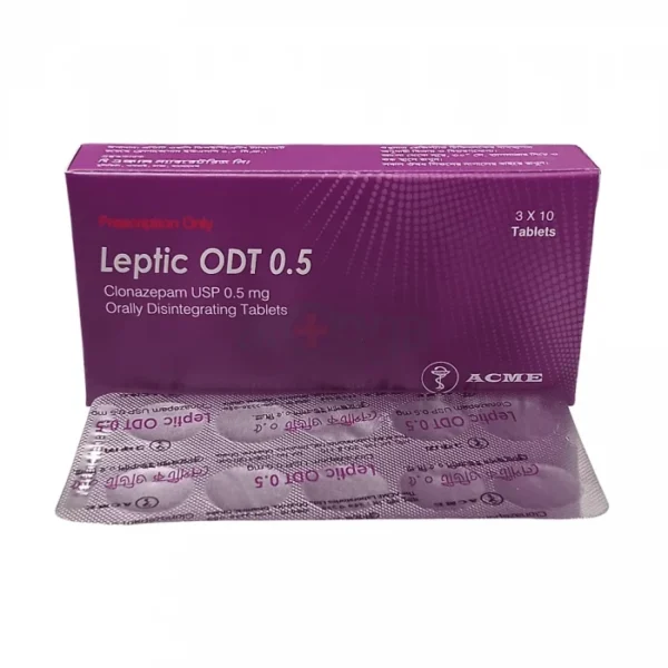 Leptic ODT 0.5mg Tablet 10pcs