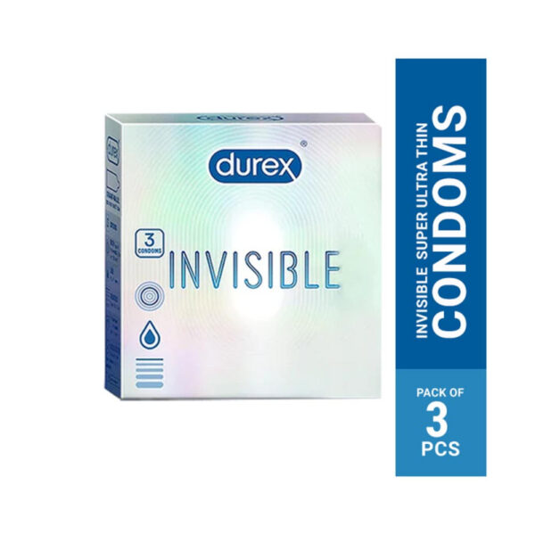 Durex Invisible Super Ultra Thin Condom, India | 3's
