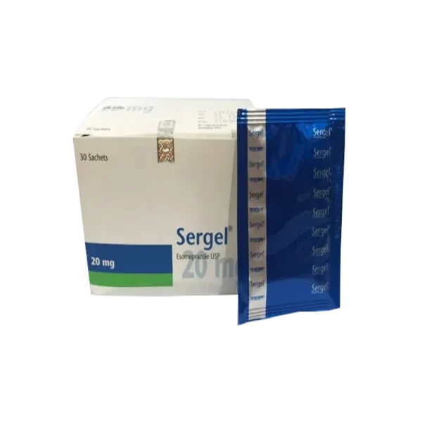 Sergel Dry Powder Sachet 20mg (Box)