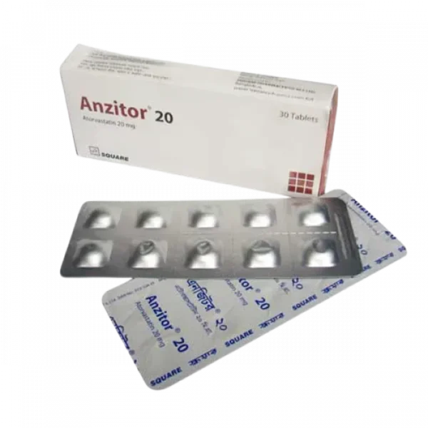 Anzitor 20mg Tablet