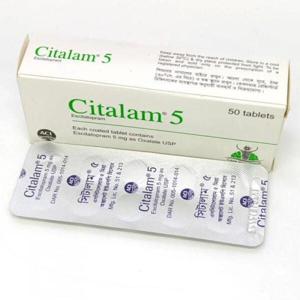 Citalam 5mg Tablet