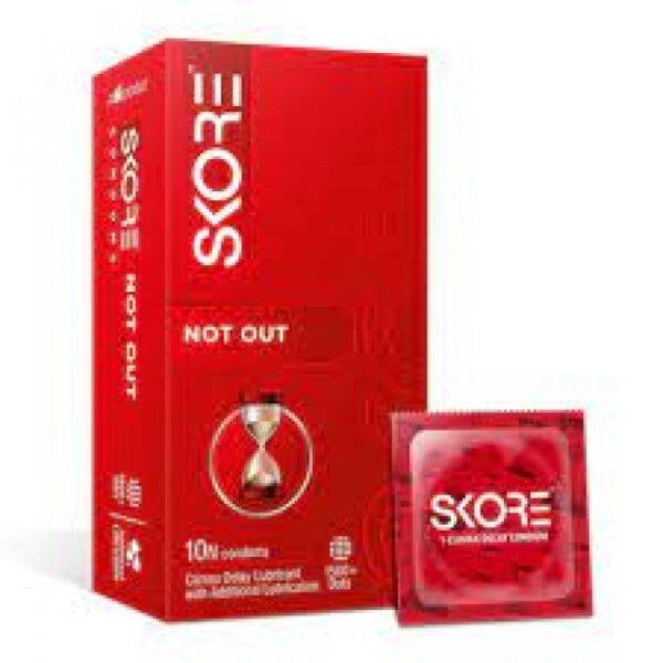 Skore Notout Climax Delay with 1500+ Raised Dots Condom 10pcs