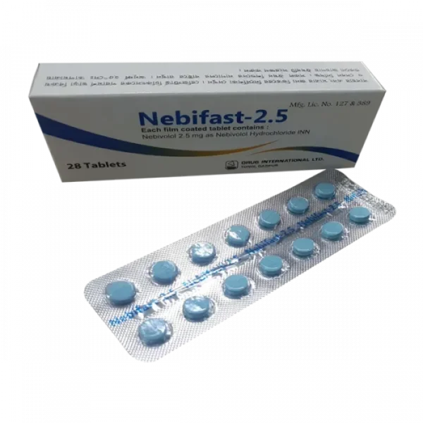 Nebifast 2.5mg 14pcs