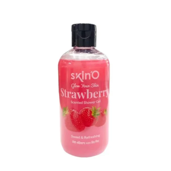 Skin'O Strawberry Scented Shower Gel 220ml
