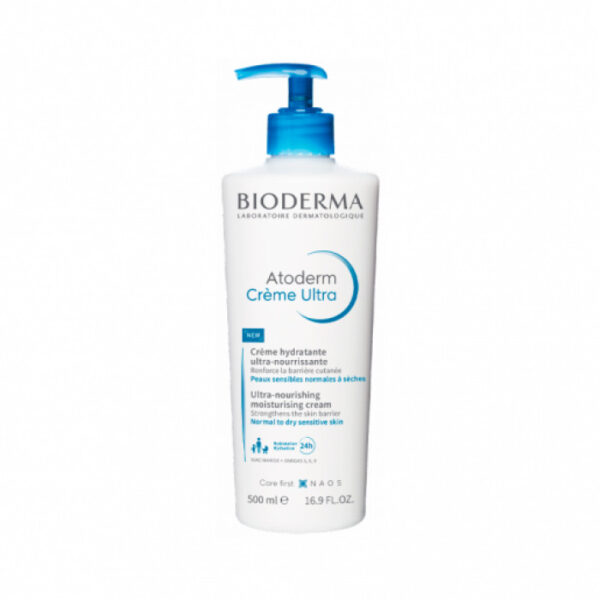 Bioderma Atoderm Ultra-Nourishing Cream | Normal to Dry Sensitive Skin | 500ml