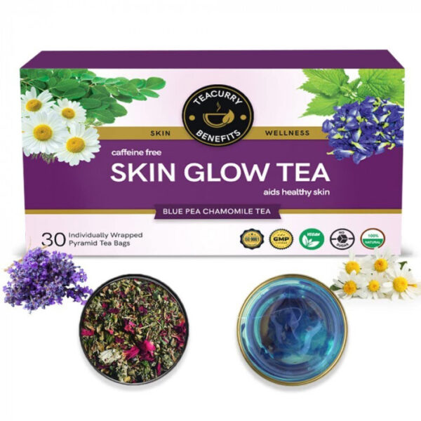 TEACURRY Skin Glow Tea (30 Tea Bags), India