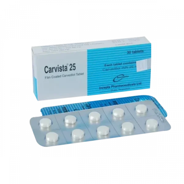Carvista 25mg 10pcs