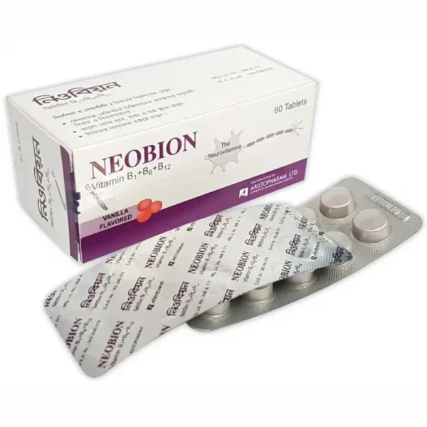 Neobion Vanilla Flavored Neurovitamins 1 Strip