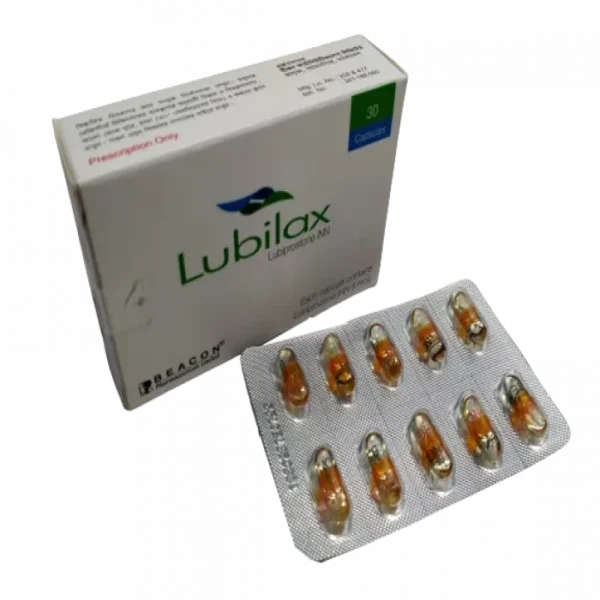 Lubilax 8mcg Capsule 10Pcs