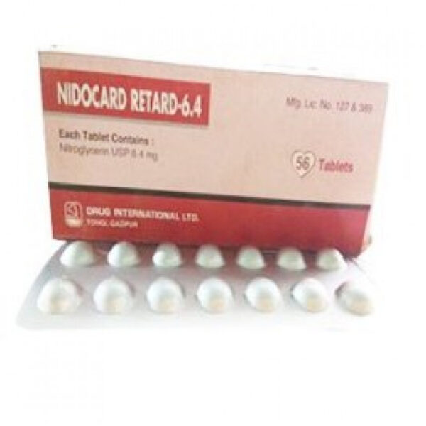 Nidocard Retard 6.4mg 14pcs
