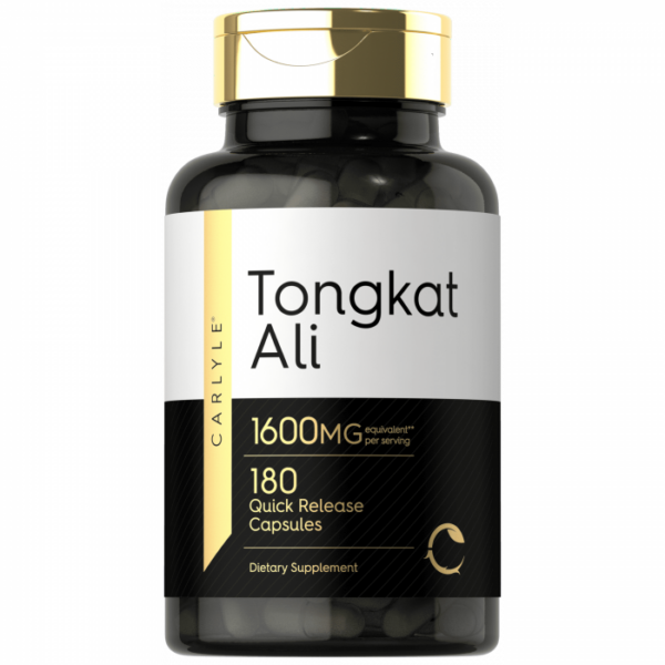 Carlyle Tongkat Ali 1600mg, 180 Capsules for Men | USA