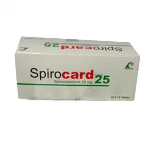 Spirocard 25mg Tablet 1 Strip